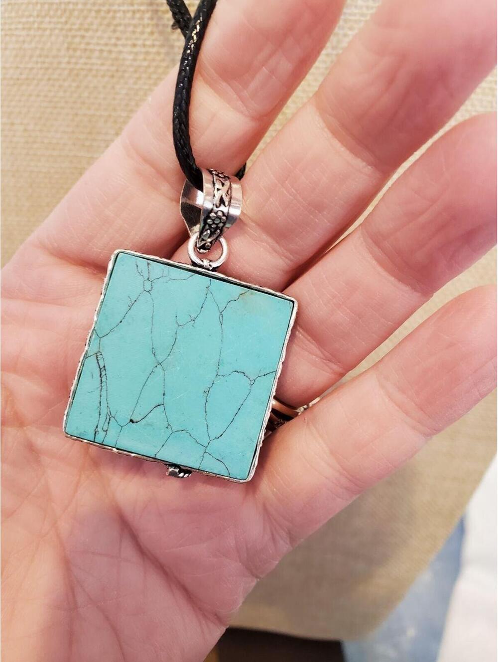 925 turquoise necklace - Picture 4 of 7